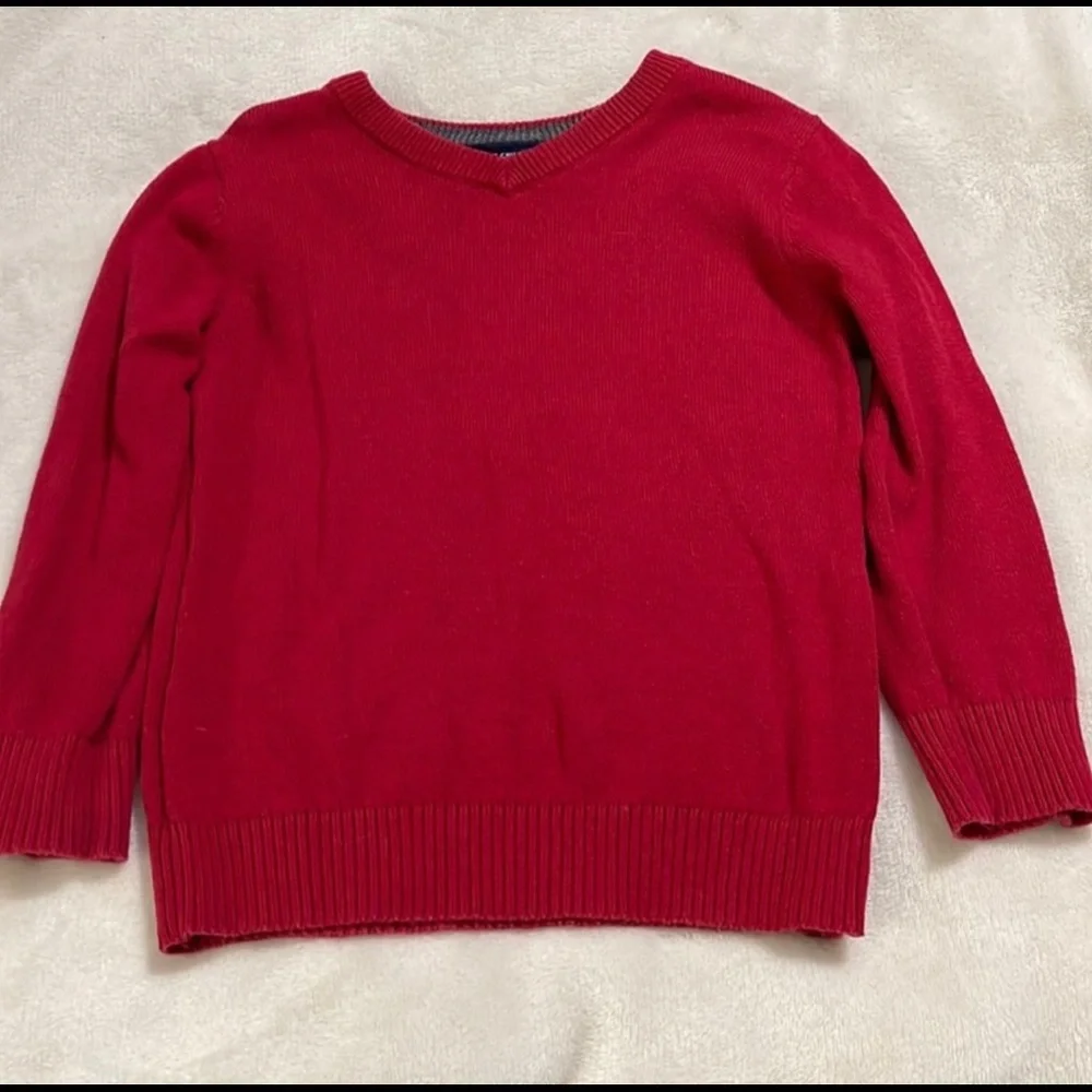 🎄 The Children's Place Red Knit Sweater